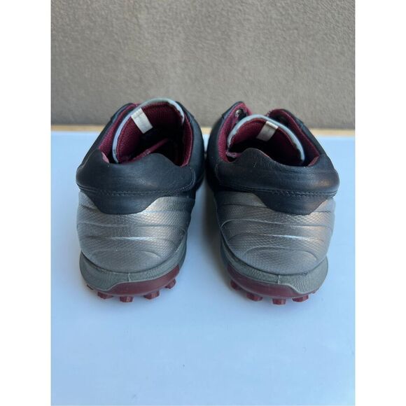 Ecco Biom Hydromax Golf Shoes Grey Yak Leather Mens Size EU 43 US 9 - Picture 7 of 11